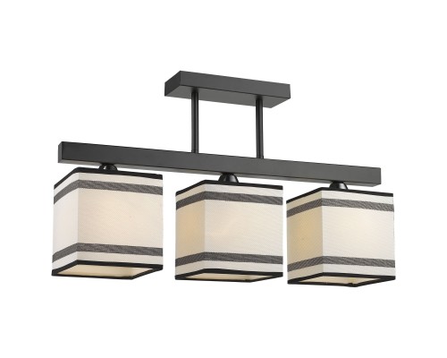 Потолочная люстра Velante 283-027-03 E27 60 Вт черный, хром, белый