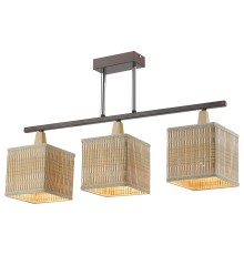 Потолочная люстра Velante 266-127-03 коричневый, хром