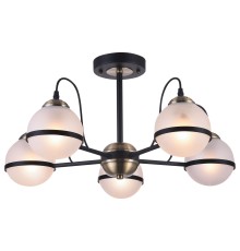 348-507-05 VELANTE Современный стиль светильник потолочный, E27, 5x60W