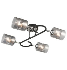 Люстра потолочная Velante 235-107-04 E27 4*60 Вт черный, хром