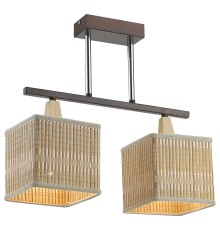 Потолочная люстра Velante 266-127-02 коричневый, хром