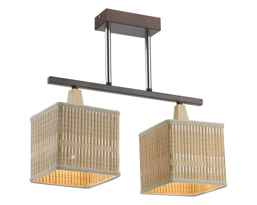 Потолочная люстра Velante 266-127-02 коричневый, хром