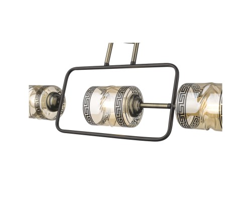 Люстра потолочная Velante 215-507-03 бронза, черный 3*40Вт