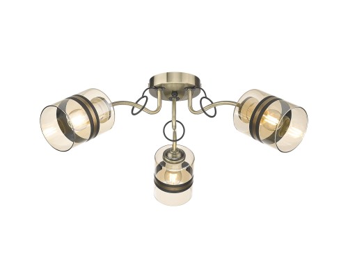 Люстра потолочная Velante 217-507-03 бронза 3*40Вт