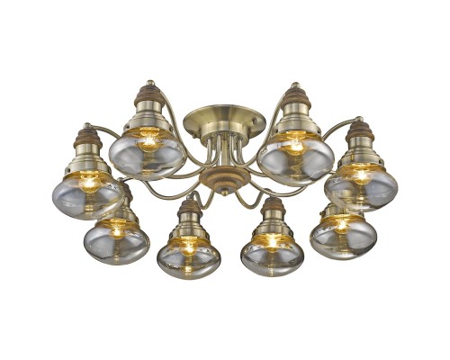 Потолочная люстра Velante 306-507-08 бронза, дуб