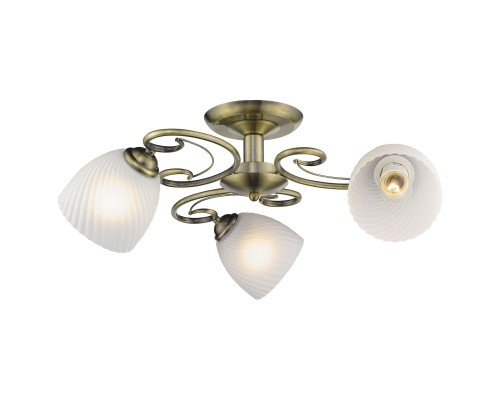 726-507-03 VELANTE Классический стиль светильник потолочный, E27, 3x60W