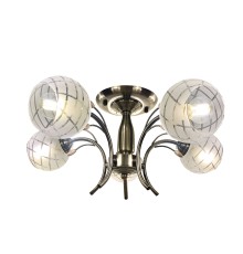 760-507-05 VELANTE Классический стиль светильник потолочный, E14, 5x40W