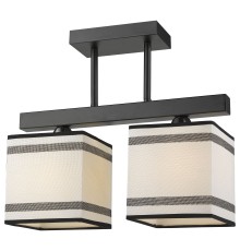 Потолочная люстра Velante 283-027-02 E27 60 Вт черный, хром, белый