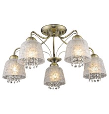 317-507-05 VELANTE Классический стиль светильник потолочный, E27, 5x60W