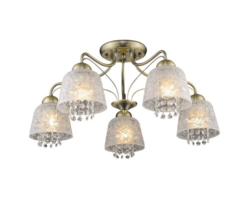 317-507-05 VELANTE Классический стиль светильник потолочный, E27, 5x60W