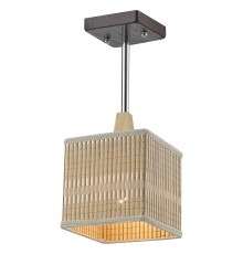 Подвесной светильник Velante 266-127-01 коричневый, хром