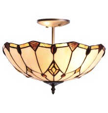 832-807-02 VELANTE Ð¡ÑÐ¸Ð»Ñ Tiffany ÑÐ²ÐµÑÐ¸Ð»ÑÐ½Ð¸Ðº Ð¿Ð¾ÑÐ¾Ð»Ð¾ÑÐ½ÑÐ¹, E27, 2x60W