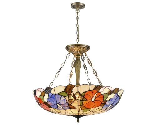 816-807-06 VELANTE Стиль Tiffany светильник потолочный, E27, 6x60W