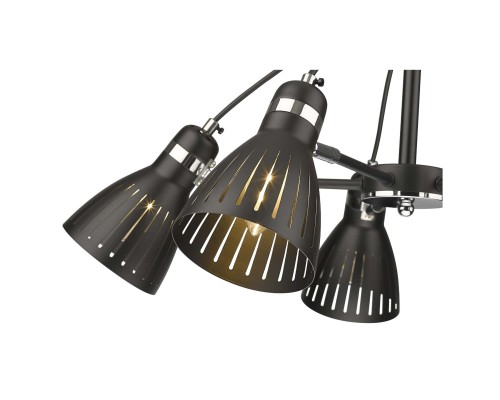 Люстра потолочная Velante 219-023-05 E14 5*40 Вт черный, хром