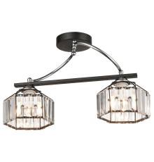 Люстра потолочная Velante 236-107-02 E27 2*60 Вт черный, хром