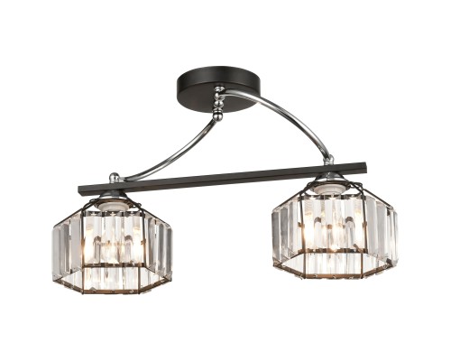 Люстра потолочная Velante 236-107-02 E27 2*60 Вт черный, хром