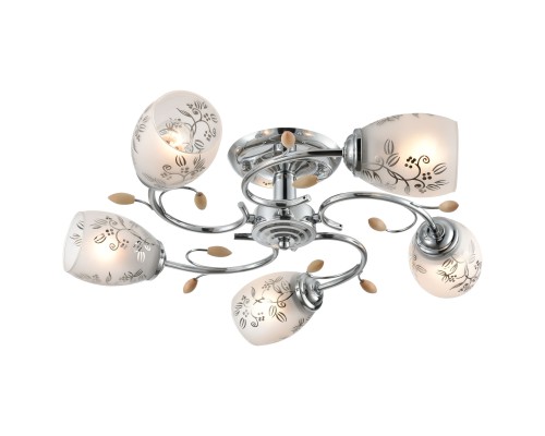 762-107-05 VELANTE Классический стиль светильник потолочный, E27, 5x40W