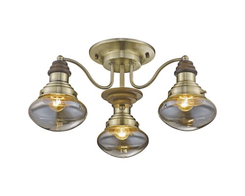 Потолочная люстра Velante 306-507-03 бронза, дуб