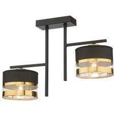 294-307-02 VELANTE Современный стиль светильник потолочный, E27, 2x40W