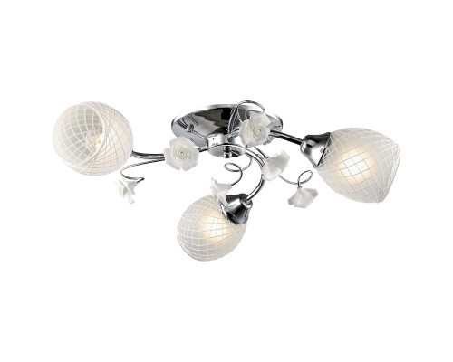 Потолочная люстра Velante 705-107-03 хром, белый