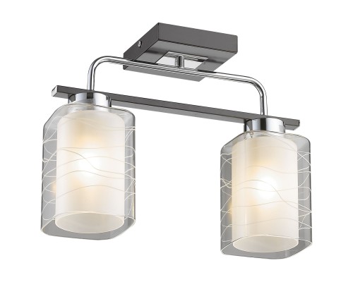 Потолочная люстра Velante 278-127-02 хром, темный венге, белый