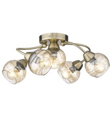 216-507-05 VELANTE Классический стиль светильник потолочный, E14, 5x40W