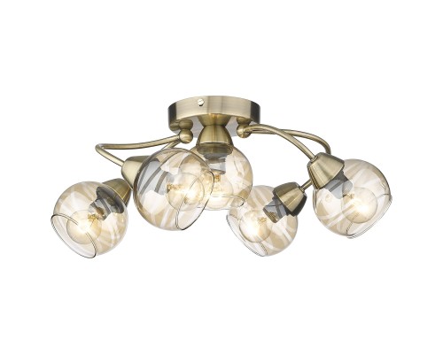 216-507-05 VELANTE Классический стиль светильник потолочный, E14, 5x40W