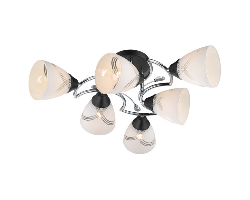 735-107-06 VELANTE Современный стиль светильник потолочный, E27, 6x60W