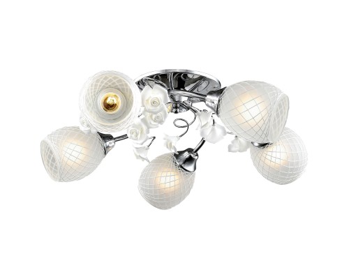 Потолочная люстра Velante 705-107-05 хром, белый