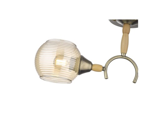 Люстра потолочная Velante 214-507-02 бронза 2*40Вт