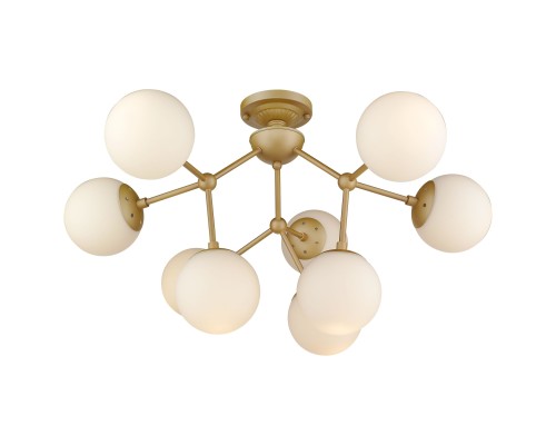 Потолочная люстра Wertmark WE236.09.407 Bolita E27 60 Вт шампанское, белый