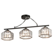 Люстра потолочная Velante 236-107-03 E27 3*60 Вт черный, хром