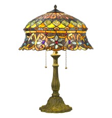 884-804-03 VELANTE Ð¡ÑÐ¸Ð»Ñ Tiffany ÑÐ²ÐµÑÐ¸Ð»ÑÐ½Ð¸Ðº Ð½Ð°ÑÑÐ¾Ð»ÑÐ½ÑÐ¹, E27, 3x60W