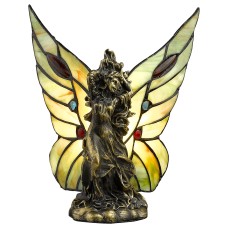 806-804-01 VELANTE Стиль Tiffany светильник настольный, E14, 25W