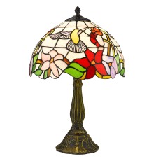 Настольная лампа Тиффани Velante 887-804-01 бронза E27 1*60Вт