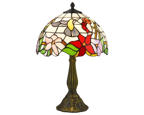 Настольная лампа Тиффани Velante 887-804-01 бронза E27 1*60Вт