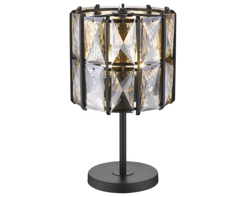 Настольная лампа Wertmark WE148.04.024 Karlin E14 40 Вт черный, янтарный