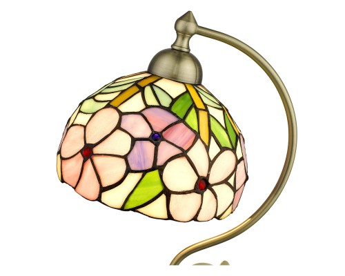 Настольная лампа Тиффани Velante 888-804-01 бронза E27 1*60Вт