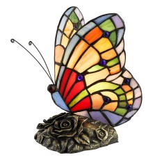 Настольная лампа Тиффани Velante 805-864-01 бронза E14 1*25Вт