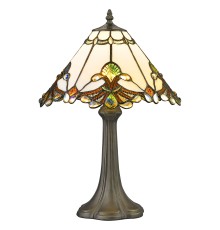 Настольная лампа Тиффани Velante 863-804-01 бронза E27 1*40Вт