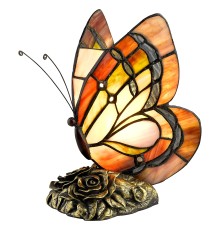 Настольная лампа Тиффани Velante 805-824-01 бронза E14 1*25Вт