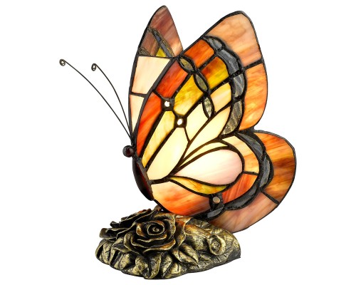 Настольная лампа Тиффани Velante 805-824-01 бронза E14 1*25Вт