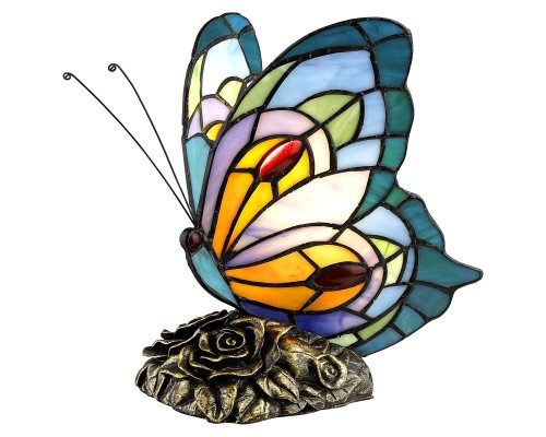 Настольная лампа Тиффани Velante 805-844-01 бронза E14 1*25Вт