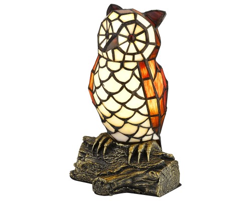 Настольная лампа Тиффани Velante 808-804-01 бронза E14 1*25Вт