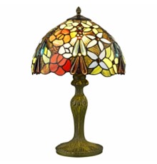 Настольная лампа Тиффани Velante 885-804-01 бронза E27 1*60Вт