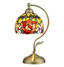 Настольная лампа Тиффани Velante 828-804-01 бронза E27 1*60Вт