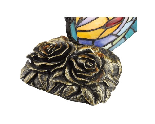 Настольная лампа Тиффани Velante 805-844-01 бронза E14 1*25Вт