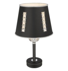 Настольная лампа Wertmark WE392.01.024 Adelina E27 40 Вт черный, хром