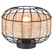 563-714-02 VELANTE Деревянный стиль светильник настольный, E27, 40W