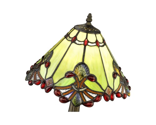 Настольная лампа Тиффани Velante 863-824-01 бронза E27 1*40Вт